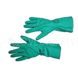 Gumové rukavice odolné vůči kyselinám
