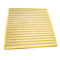 Mateří mřížka žlutý PLAST 43,5x43,5