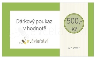 Dárkový poukaz v hodnotě 500,-