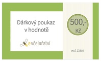 Dárkový poukaz v hodnotě 500,-