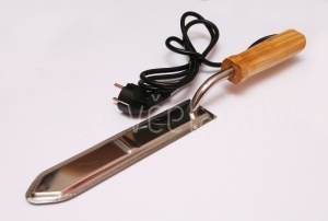 Nůž odvíčkovací s el. dřevěnou ručkou 25cm 230V