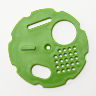Česnový uzávěr kruhový Ø 80 mm zelený